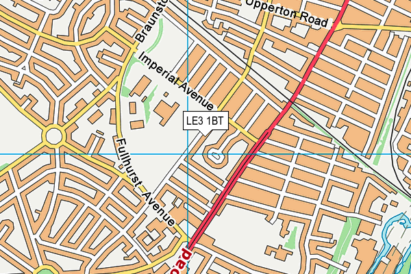 LE3 1BT map - OS VectorMap District (Ordnance Survey) LE3 1BT map - OS VectorMap District (Ordnance Survey)