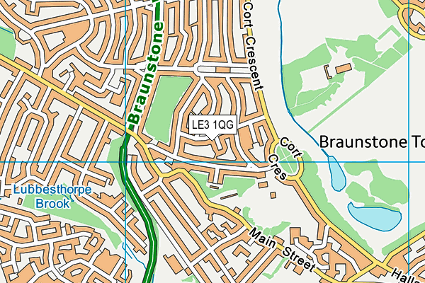 LE3 1QG map - OS VectorMap District (Ordnance Survey) LE3 1QG map - OS VectorMap District (Ordnance Survey)