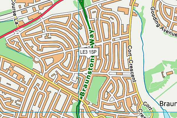 LE3 1SP map - OS VectorMap District (Ordnance Survey) LE3 1SP map - OS VectorMap District (Ordnance Survey)