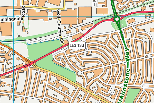 LE3 1SS map - OS VectorMap District (Ordnance Survey) LE3 1SS map - OS VectorMap District (Ordnance Survey)