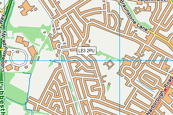 LE3 2PU map - OS VectorMap District (Ordnance Survey) LE3 2PU map - OS VectorMap District (Ordnance Survey)