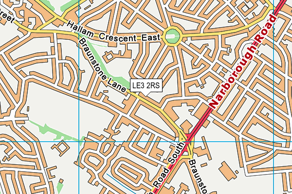 LE3 2RS map - OS VectorMap District (Ordnance Survey) LE3 2RS map - OS VectorMap District (Ordnance Survey)