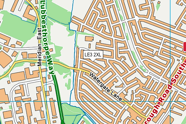 LE3 2XL map - OS VectorMap District (Ordnance Survey) LE3 2XL map - OS VectorMap District (Ordnance Survey)