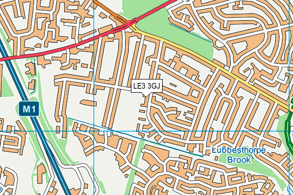 LE3 3GJ map - OS VectorMap District (Ordnance Survey) LE3 3GJ map - OS VectorMap District (Ordnance Survey)
