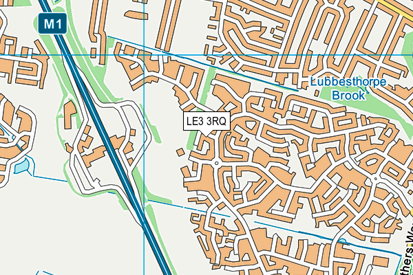 LE3 3RQ map - OS VectorMap District (Ordnance Survey) LE3 3RQ map - OS VectorMap District (Ordnance Survey)