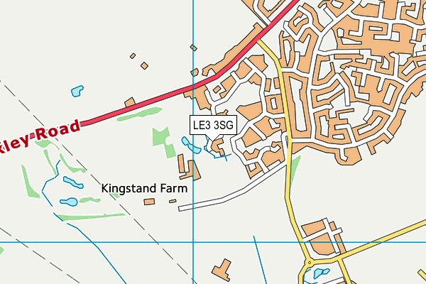 LE3 3SG map - OS VectorMap District (Ordnance Survey) LE3 3SG map - OS VectorMap District (Ordnance Survey)