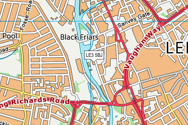 LE3 5BJ map - OS VectorMap District (Ordnance Survey) LE3 5BJ map - OS VectorMap District (Ordnance Survey)