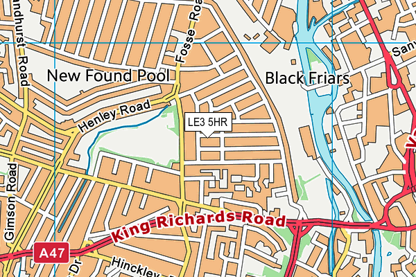 LE3 5HR map - OS VectorMap District (Ordnance Survey) LE3 5HR map - OS VectorMap District (Ordnance Survey)