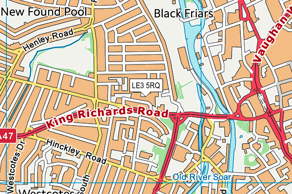 LE3 5RQ map - OS VectorMap District (Ordnance Survey) LE3 5RQ map - OS VectorMap District (Ordnance Survey)