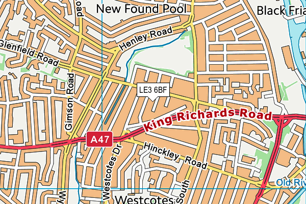 LE3 6BF map - OS VectorMap District (Ordnance Survey) LE3 6BF map - OS VectorMap District (Ordnance Survey)