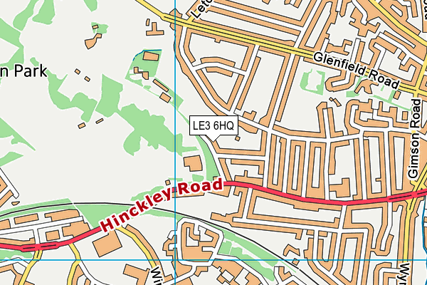 LE3 6HQ map - OS VectorMap District (Ordnance Survey) LE3 6HQ map - OS VectorMap District (Ordnance Survey)