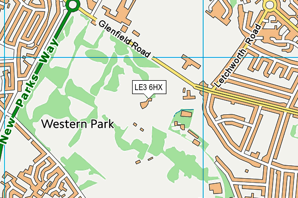 LE3 6HX map - OS VectorMap District (Ordnance Survey) LE3 6HX map - OS VectorMap District (Ordnance Survey)