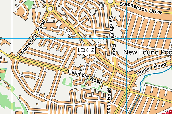 LE3 6HZ map - OS VectorMap District (Ordnance Survey) LE3 6HZ map - OS VectorMap District (Ordnance Survey)