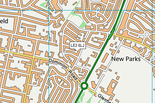 LE3 6LJ map - OS VectorMap District (Ordnance Survey) LE3 6LJ map - OS VectorMap District (Ordnance Survey)