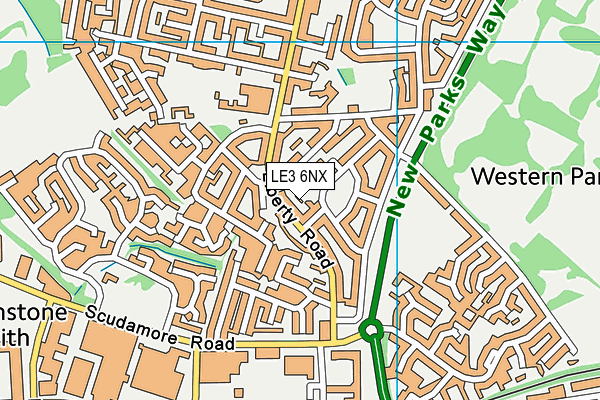 LE3 6NX map - OS VectorMap District (Ordnance Survey) LE3 6NX map - OS VectorMap District (Ordnance Survey)