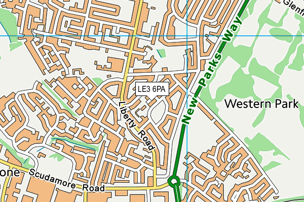 LE3 6PA map - OS VectorMap District (Ordnance Survey) LE3 6PA map - OS VectorMap District (Ordnance Survey)