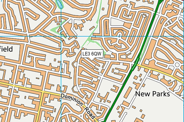 LE3 6QW map - OS VectorMap District (Ordnance Survey) LE3 6QW map - OS VectorMap District (Ordnance Survey)