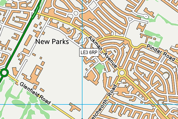 LE3 6RP map - OS VectorMap District (Ordnance Survey) LE3 6RP map - OS VectorMap District (Ordnance Survey)
