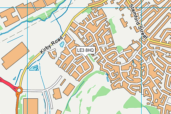 LE3 8HQ map - OS VectorMap District (Ordnance Survey) LE3 8HQ map - OS VectorMap District (Ordnance Survey)