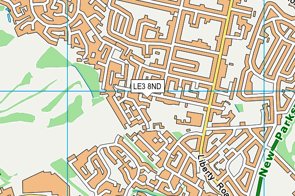 LE3 8ND map - OS VectorMap District (Ordnance Survey) LE3 8ND map - OS VectorMap District (Ordnance Survey)