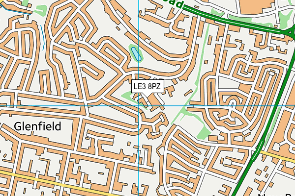 LE3 8PZ map - OS VectorMap District (Ordnance Survey) LE3 8PZ map - OS VectorMap District (Ordnance Survey)