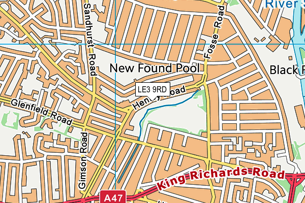 LE3 9RD map - OS VectorMap District (Ordnance Survey) LE3 9RD map - OS VectorMap District (Ordnance Survey)