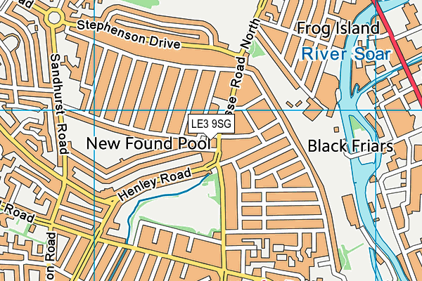 LE3 9SG map - OS VectorMap District (Ordnance Survey) LE3 9SG map - OS VectorMap District (Ordnance Survey)