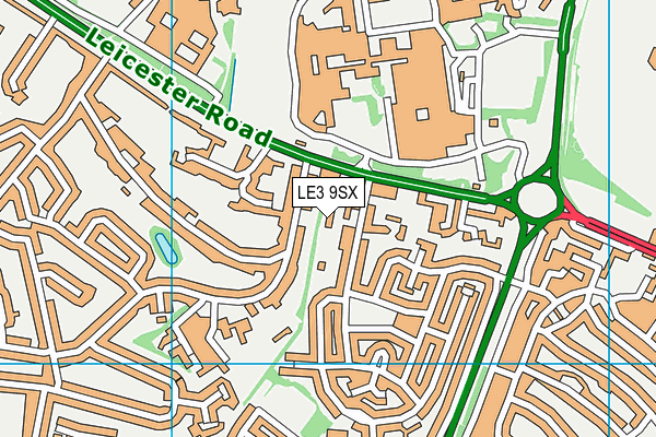 LE3 9SX map - OS VectorMap District (Ordnance Survey) LE3 9SX map - OS VectorMap District (Ordnance Survey)