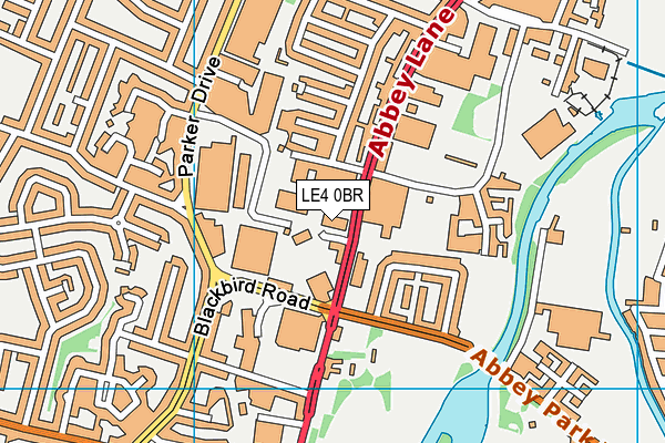 LE4 0BR map - OS VectorMap District (Ordnance Survey) LE4 0BR map - OS VectorMap District (Ordnance Survey)