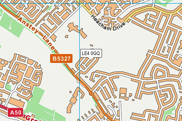 LE4 0GQ map - OS VectorMap District (Ordnance Survey) LE4 0GQ map - OS VectorMap District (Ordnance Survey)