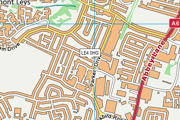 LE4 0HG map - OS VectorMap District (Ordnance Survey) LE4 0HG map - OS VectorMap District (Ordnance Survey)
