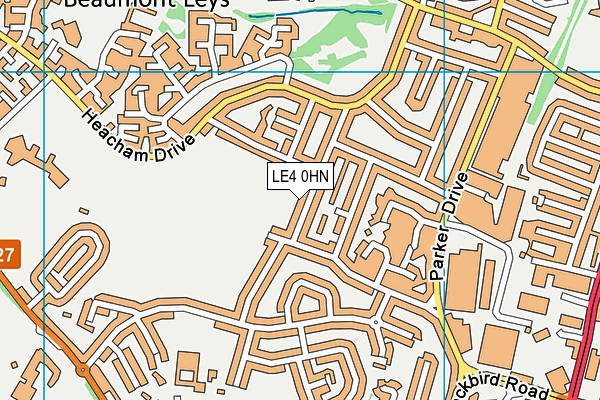 LE4 0HN map - OS VectorMap District (Ordnance Survey) LE4 0HN map - OS VectorMap District (Ordnance Survey)