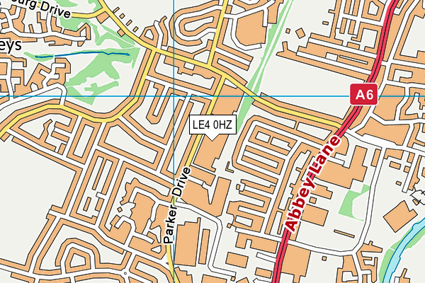 LE4 0HZ map - OS VectorMap District (Ordnance Survey) LE4 0HZ map - OS VectorMap District (Ordnance Survey)