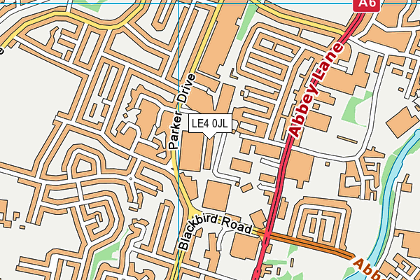 LE4 0JL map - OS VectorMap District (Ordnance Survey) LE4 0JL map - OS VectorMap District (Ordnance Survey)