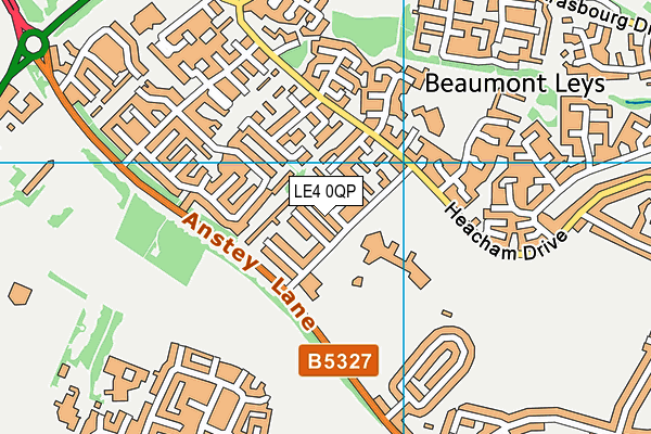 LE4 0QP map - OS VectorMap District (Ordnance Survey) LE4 0QP map - OS VectorMap District (Ordnance Survey)