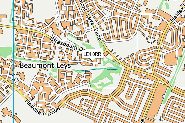 LE4 0RR map - OS VectorMap District (Ordnance Survey) LE4 0RR map - OS VectorMap District (Ordnance Survey)