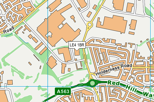 LE4 1BR map - OS VectorMap District (Ordnance Survey) LE4 1BR map - OS VectorMap District (Ordnance Survey)
