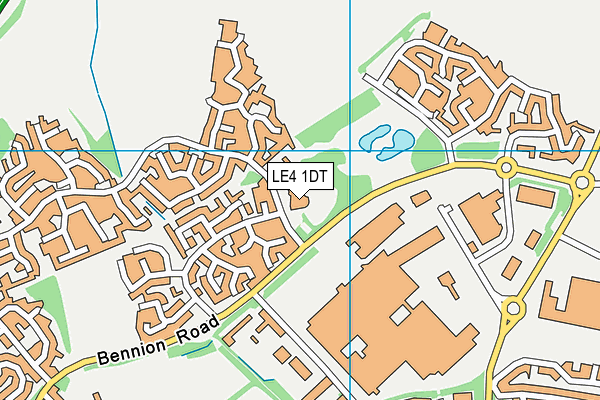 LE4 1DT map - OS VectorMap District (Ordnance Survey) LE4 1DT map - OS VectorMap District (Ordnance Survey)