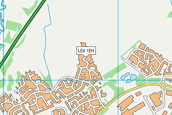 LE4 1EH map - OS VectorMap District (Ordnance Survey) LE4 1EH map - OS VectorMap District (Ordnance Survey)