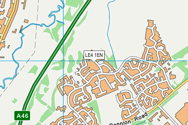 LE4 1EN map - OS VectorMap District (Ordnance Survey) LE4 1EN map - OS VectorMap District (Ordnance Survey)