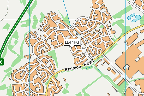 LE4 1HQ map - OS VectorMap District (Ordnance Survey) LE4 1HQ map - OS VectorMap District (Ordnance Survey)