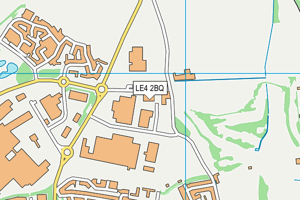 LE4 2BQ map - OS VectorMap District (Ordnance Survey) LE4 2BQ map - OS VectorMap District (Ordnance Survey)