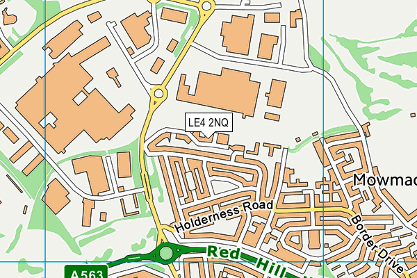 LE4 2NQ map - OS VectorMap District (Ordnance Survey) LE4 2NQ map - OS VectorMap District (Ordnance Survey)