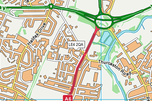 LE4 2QA map - OS VectorMap District (Ordnance Survey) LE4 2QA map - OS VectorMap District (Ordnance Survey)