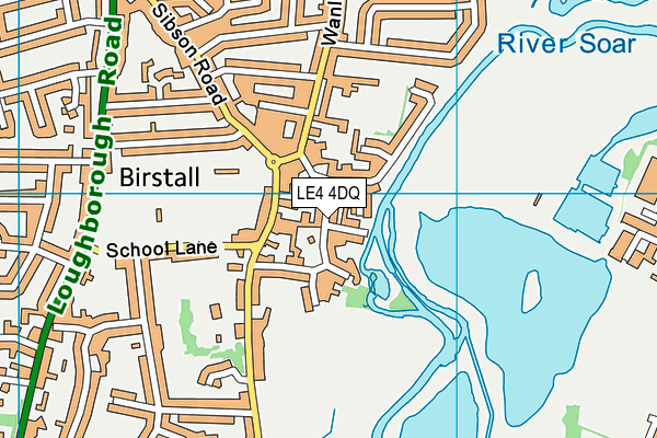 LE4 4DQ map - OS VectorMap District (Ordnance Survey) LE4 4DQ map - OS VectorMap District (Ordnance Survey)