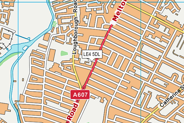 LE4 5DL map - OS VectorMap District (Ordnance Survey) LE4 5DL map - OS VectorMap District (Ordnance Survey)