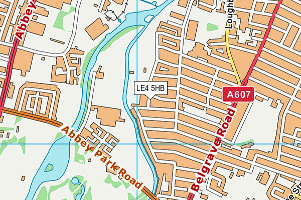 LE4 5HB map - OS VectorMap District (Ordnance Survey) LE4 5HB map - OS VectorMap District (Ordnance Survey)