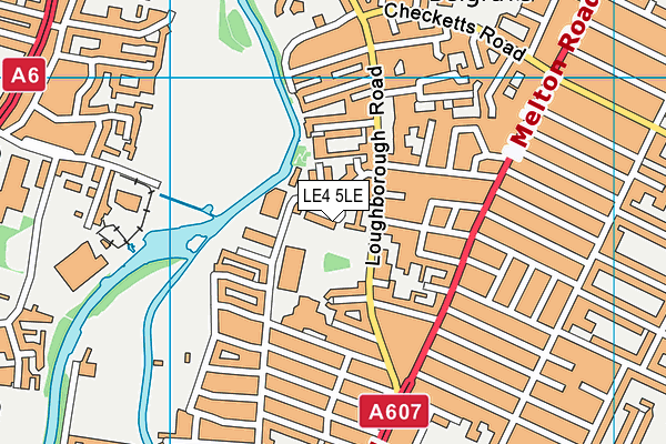 LE4 5LE map - OS VectorMap District (Ordnance Survey) LE4 5LE map - OS VectorMap District (Ordnance Survey)