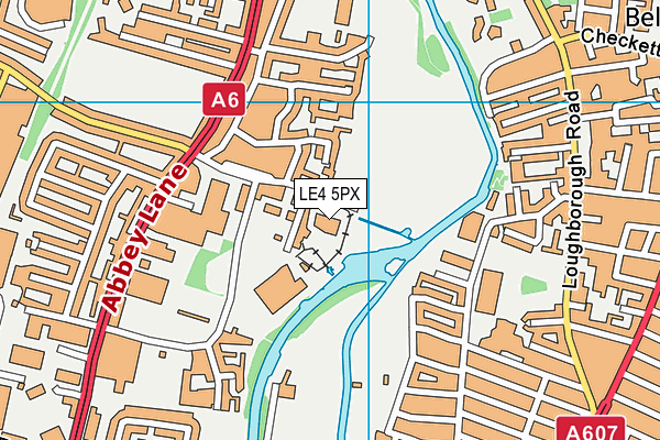 LE4 5PX map - OS VectorMap District (Ordnance Survey) LE4 5PX map - OS VectorMap District (Ordnance Survey)