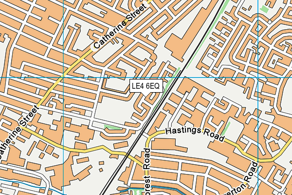 LE4 6EQ map - OS VectorMap District (Ordnance Survey) LE4 6EQ map - OS VectorMap District (Ordnance Survey)